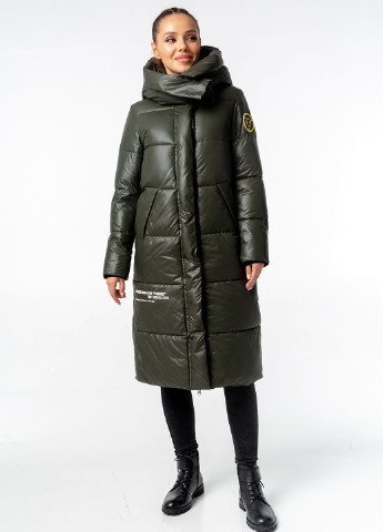 Оливкова (хакі) зимня куртка Icon