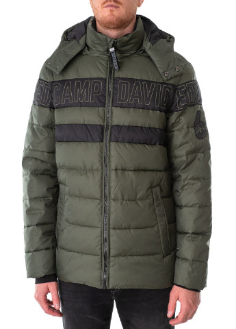 Зеленая зимняя куртка Camp David