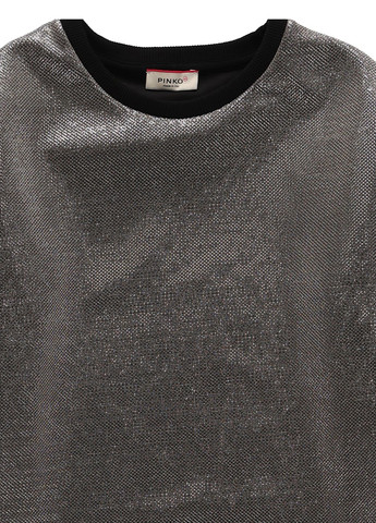 Серый свитшот Pinko однотонный без декора (323037316)