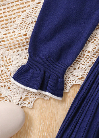 Тёмно-синее платье SHEIN (342382046)