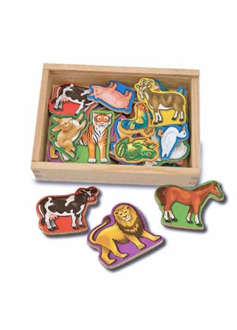 Розвиваюча іграшка Фігурки тварин з магнітами (MD475) Melissa&Doug (254065532)