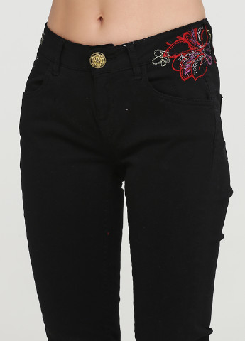 Черные демисезонные джоггеры джинсы Desigual