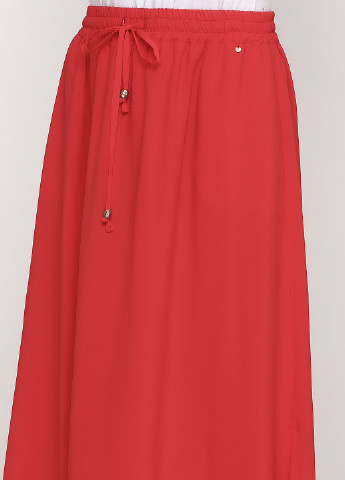 Красная кэжуал однотонная юбка Kocca