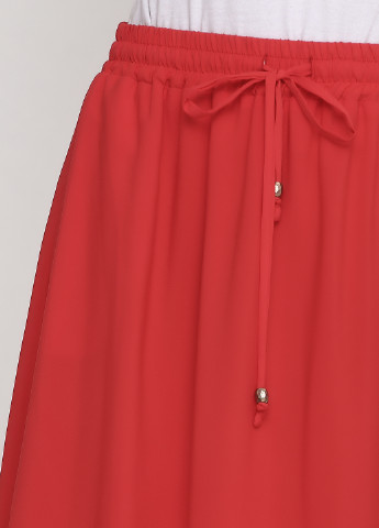 Красная кэжуал однотонная юбка Kocca