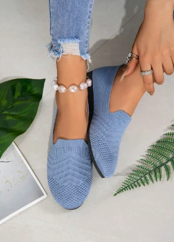 SHEIN Туфли голубой з текстиль, китай — всесезон (322908795)