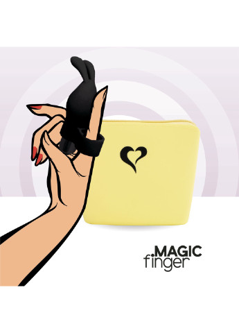 Вібратор на палець Magic Finger Vibrator Black FeelzToys (252297726)