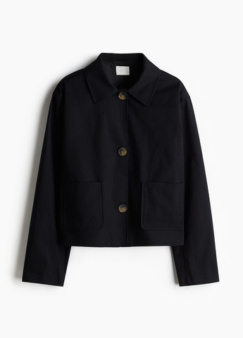 Чорна демісезонна куртка куртка-піджак H&M