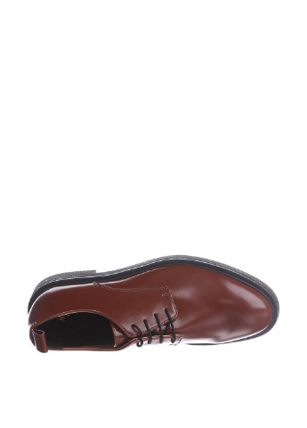 Коричневые классические туфли H&M на шнурках