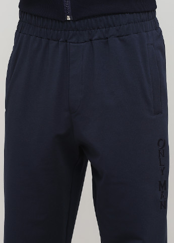 Темно-синие спортивные демисезонные прямые брюки Only Man