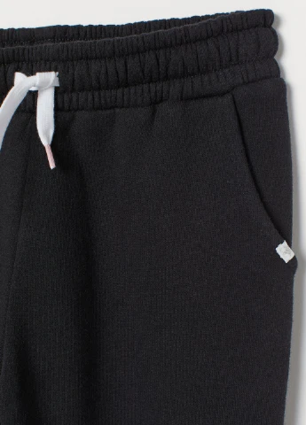Черные спортивные демисезонные брюки H&M