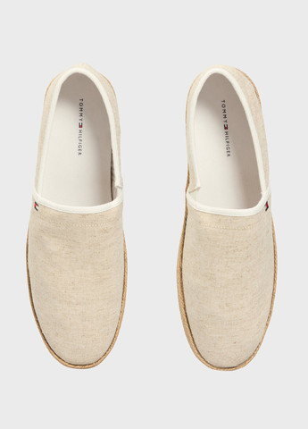 бежеві еспадрилі Tommy Hilfiger меланж (347589948)