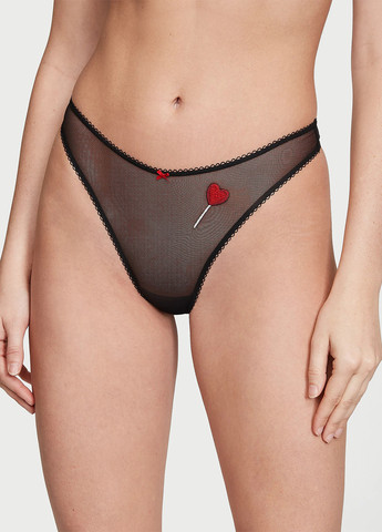 Чорний демісезонний комплект (бюстгальтер, трусики) Victoria's Secret