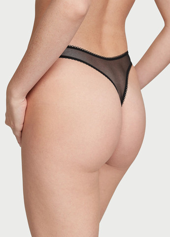 Чорний демісезонний комплект (бюстгальтер, трусики) Victoria's Secret