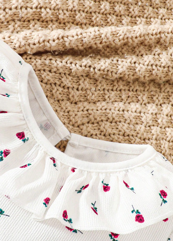 Комбінований демісезонний комплект (блуза, сарафан) SHEIN