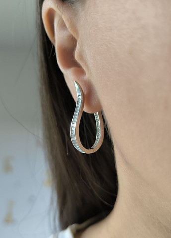 Серьги Silver Flame (354214502)