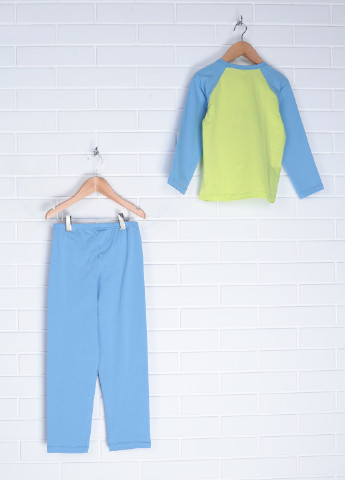 Голубая всесезон пижама (реглан, брюки) Фабрика наш одяг