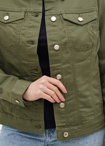 Оливковая (хаки) демисезонная куртка S.Oliver