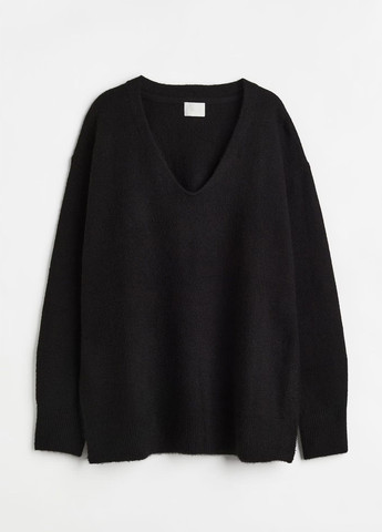 Черный демисезонный пуловер пуловер H&M