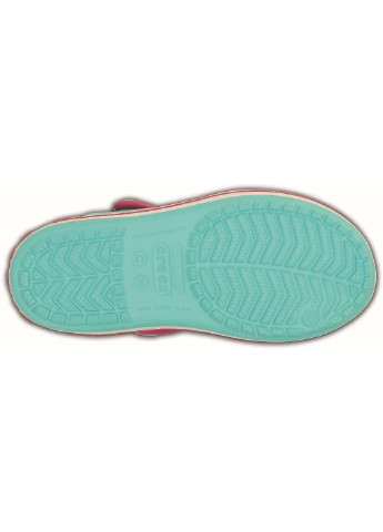 Бирюзовые пляжные сандалии Crocs