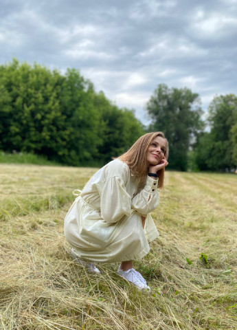 Білий повсякденний cукня Така Барвиста