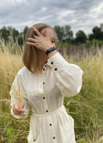 Білий повсякденний cукня Така Барвиста