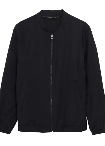 Черная демисезонная куртка Zara