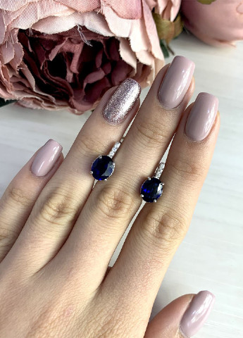 Серьги Silver Flame (164350947)