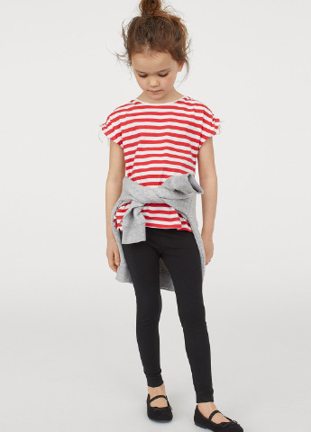 Черные летние леггинсы H&M