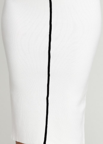 Белая кэжуал однотонная юбка MC Lorene карандаш