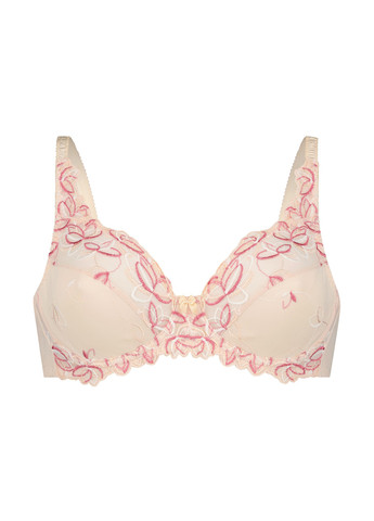 Светло-бежевый бралетт бюстгальтер Hunkemoller с косточками полиамид