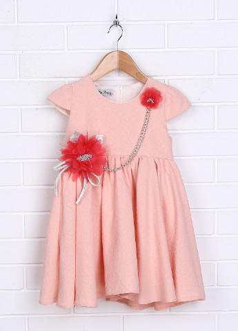 Персиковое платье Miss Rose (57895190)