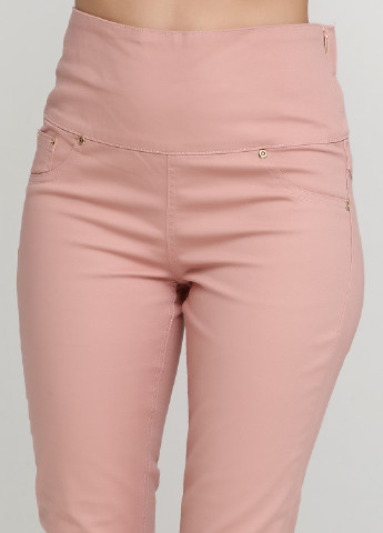 Розовые кэжуал демисезонные зауженные брюки Avon