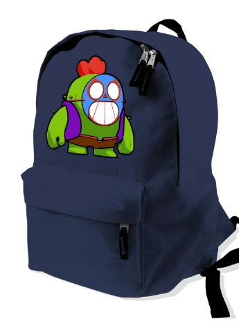 Детский рюкзак Спайк Бравл Старс значок Ель Прімо (Spike Brawl Stars with Pin El Primo) (9263-2600) MobiPrint (217075157)