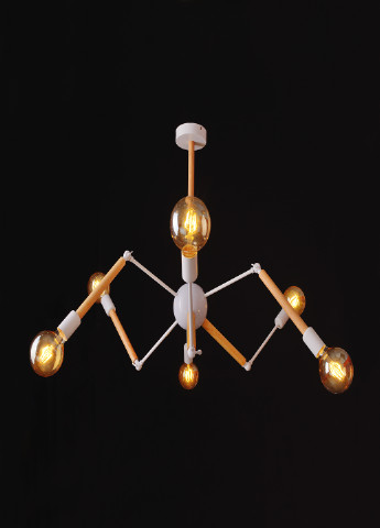 Потолочная люстра BR-01 602S/6 E27 Wood/WH Brille (251891762)