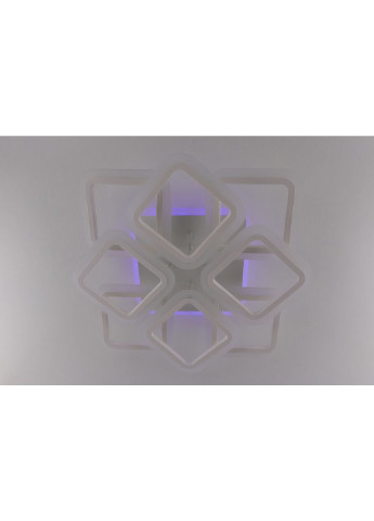 Люстра стельова LED з пультом A2400/4+4S-RGB-wh Білий 11х50х50 см. Sunnysky (253528113)