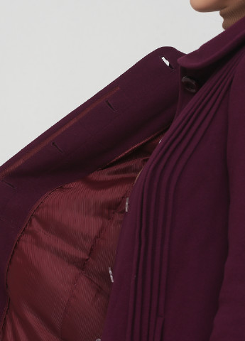 Фиолетовое демисезонное Пальто однобортное Nina Vladi
