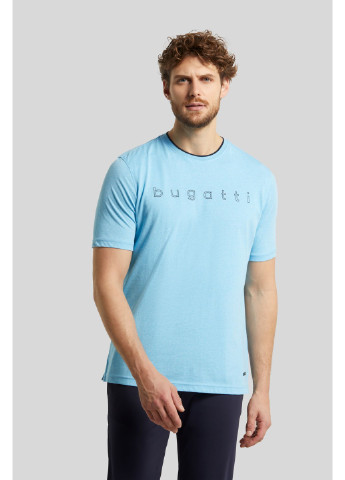 Голубая мужская футболка голубой Bugatti