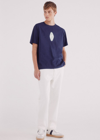 Темно-синя футболка Springfield