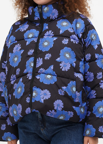 Чорна зимня куртка Monki