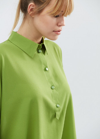 Оливковая блуза Carica