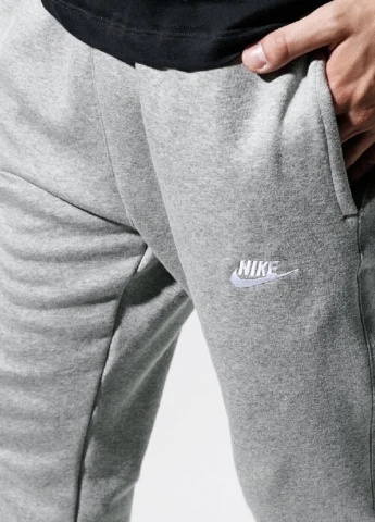 Серые спортивные демисезонные джоггеры брюки Nike