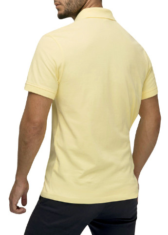 Желтая футболка-поло для мужчин Diwari однотонная