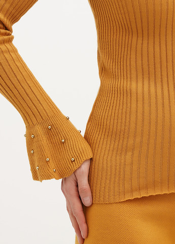 Горчичный демисезонный пуловер пуловер Imperial