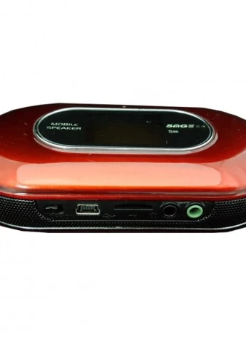Портативна колонка S86 із диктофоном 3Вт USB, SD, FM радіо, Bluetooth червона (lp-81656) XPRO (253495450)