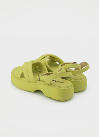 Салатовые босоножки URBAN TRACE с ремешком