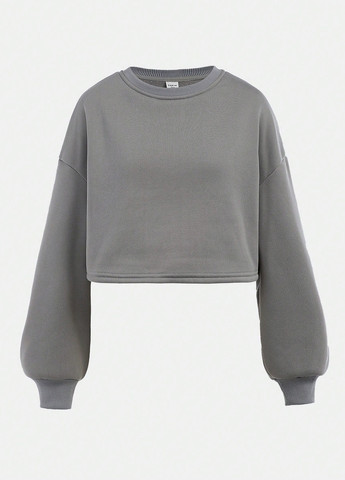 Комбінований демісезонний костюм (2 шт.) (світшот, штани) брючний SHEIN