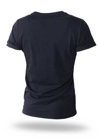 Черная летняя футболка женская Dobermans Aggressive