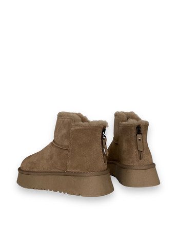 Зимние ботинки ALLSY без декора из натуральной замши