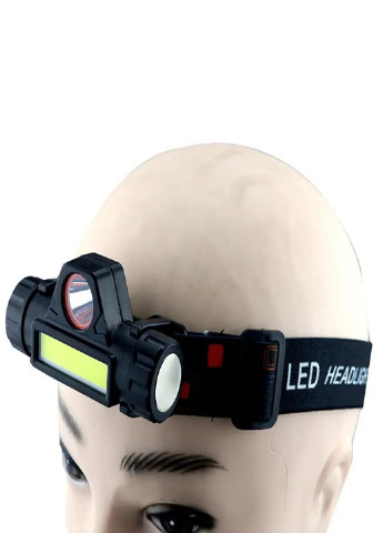 Ліхтарик на голову PD 6672 Акумуляторний ліхтарик 2 режима роботи VTech (256159969)