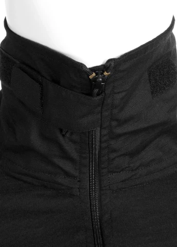 Черная рубашка однотонная Clawgear